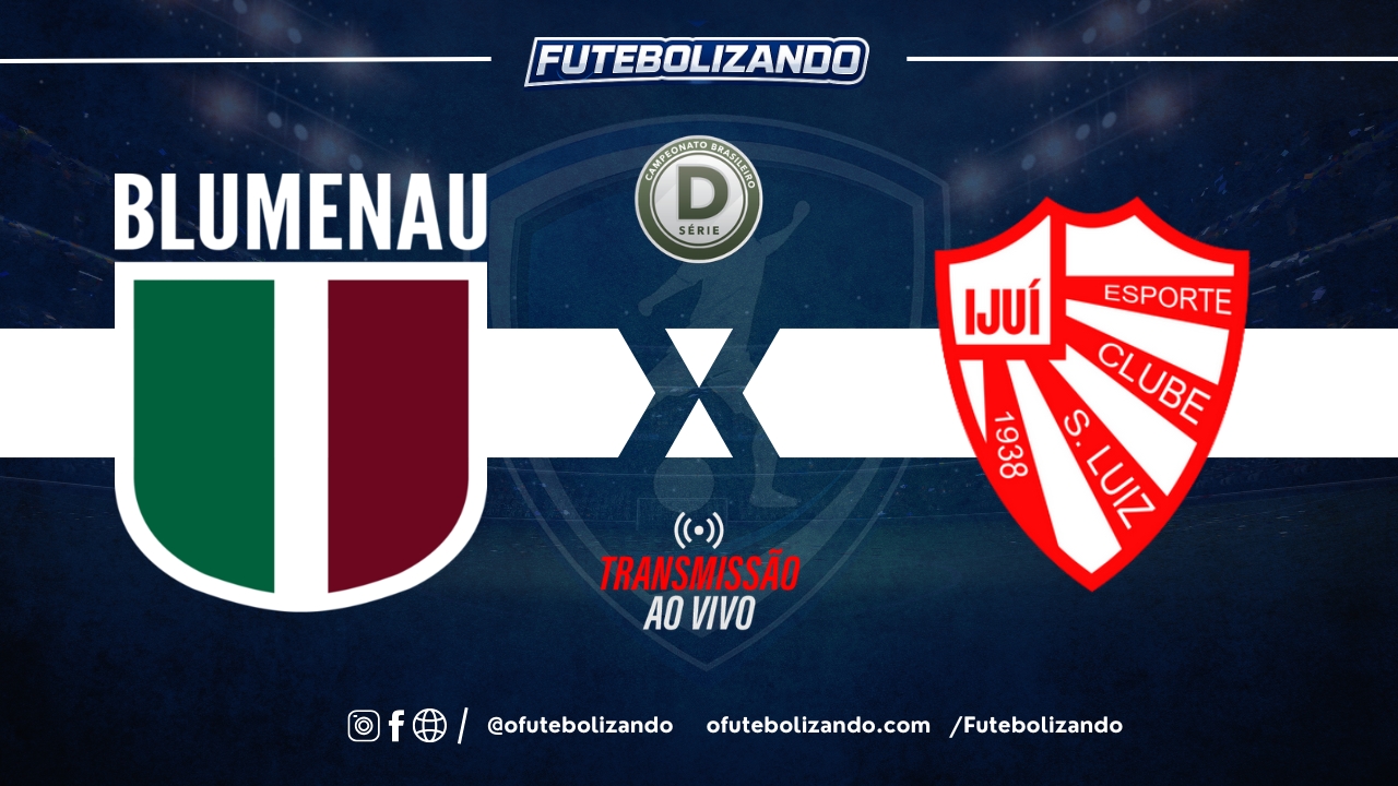 Assista AO VIVO Blumenau x São Luiz – Campeonato Brasileiro Série D